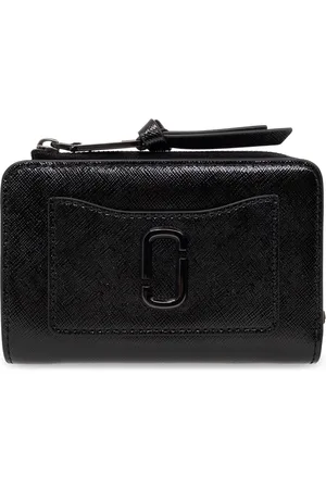 Marc Jacobs Accessoires, Dames, Zwart, ONE Size, Leer, Leren portemonnee