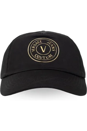 VERSACE Accessoires, Heren, Zwart, ONE Size, Katoen, Baseballpet