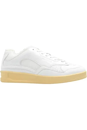 Jil Sander Schoenen, Heren, Wit, 41 EU, Leer, Sneakers met Logo