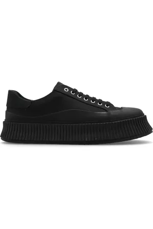 Jil Sander Schoenen, Heren, Zwart, 40 EU, Katoen, Platform Sneakers