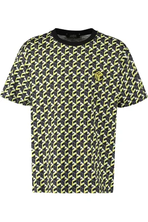 MCM Tops, Heren, Zwart, S, Monogram T-shirt