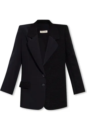 The Mannei Jassen, Dames, Zwart, S, Caen blazer met inzetstuk