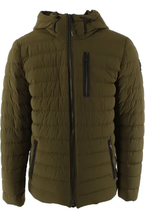 Moose Knuckles Jassen, Heren, Groen, M, Nylon, Groene Donsjas voor Heren - M32Mj 104