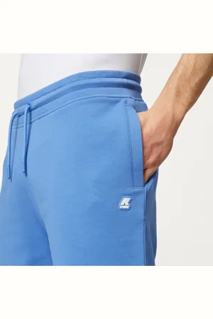 K-Way Korte broeken, Heren, Blauw, S, Katoen, Comfortabele Katoenen Shorts