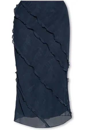 Samsøe Samsøe Rokken, Dames, Blauw, 2Xs, Mannah Rok