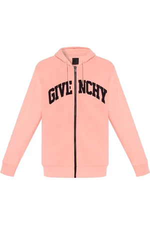 Givenchy Sweatshirts & Hoodies, Heren, Roze, S, Katoen, Hoodie met Logo