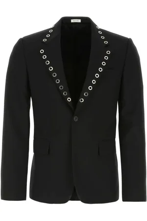 Alexander McQueen Jassen, Heren, Zwart, M, Upgrade je formele garderobe met deze stijlvolle Giacca-blazer
