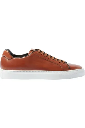 Scarosso Schoenen, Heren, Bruin, 43 1/2 EU, Leer, Ugo Handgemaakte Sneakers