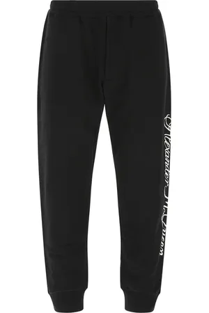Alexander McQueen Broeken, Heren, Zwart, S, Upgrade je casual garderobe met stijlvolle sweatpants