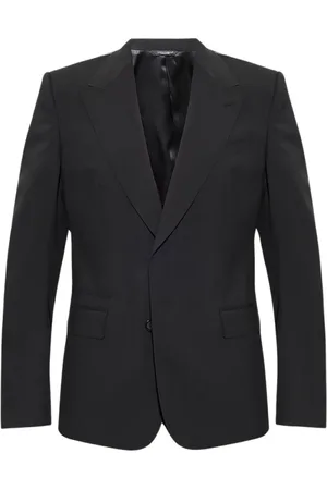 Dolce & Gabbana Jassen, Heren, Zwart, XL, Wol, Wollen blazer