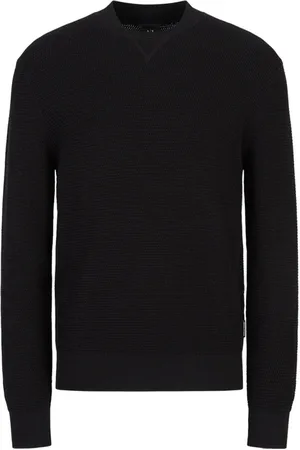 Armani Exchange Sweatshirts & Hoodies, Heren, Zwart, S, Zwarte Sweaters voor Heren