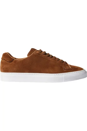 Scarosso Schoenen, Heren, Bruin, 46 EU, Suède, Ugo Suède Leren Sneakers
