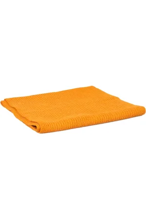 Silvian Heach Accessoires, Dames, Oranje, ONE Size, Geborduurde Gebreide Sjaal