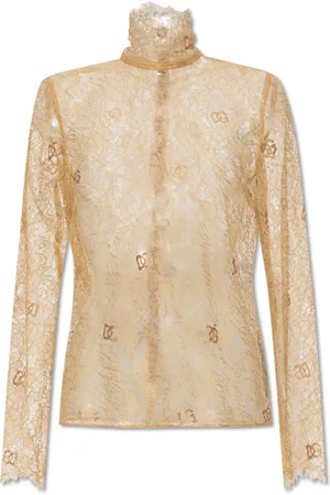 Dolce & Gabbana Blouses & Shirts, Dames, , S, Kant top
