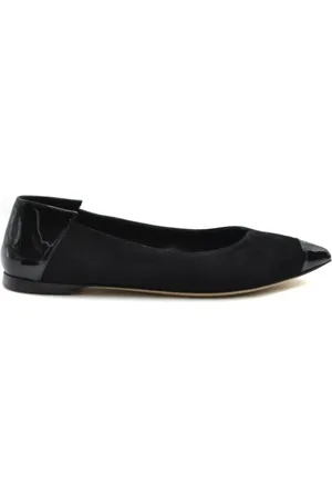 Giuseppe Zanotti Schoenen, Dames, Zwart, 36 EU, Leer, Ballerina`s