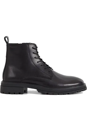 Vagabond Schoenen, Heren, Zwart, 41 EU, Leer, Johnny 2.0 Zwarte Enkellaarzen