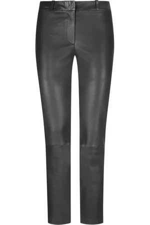 arma leder Broeken, Dames, Zwart, M, Leer, 001L221007.02 Broek Leer Fabrizia