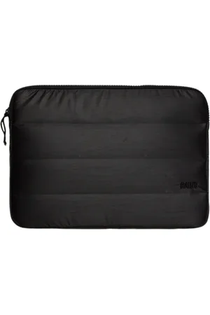 Rains Tassen, Heren, Zwart, ONE Size, Leer, Waterdichte Laptop Hoes 13″/14″ Zwart