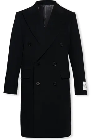 Dolce & Gabbana Mantels, Heren, Zwart, M, Wol, ‘Re-Edition F/W 1995’ collectie