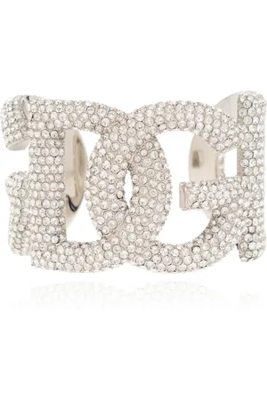 Dolce & Gabbana Accessoires, Dames, Grijs, ONE Size, Messing armband