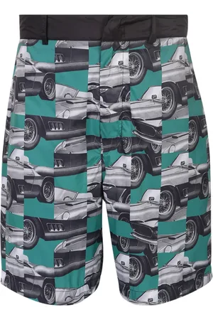 FERRARI Korte broeken, Heren, Veelkleurig, M, Patchwork Chino Shorts