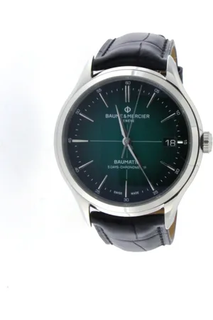 Baume et Mercier Accessoires, Heren, Groen, ONE Size, M0A10592 - Clifton Baumatic Watch