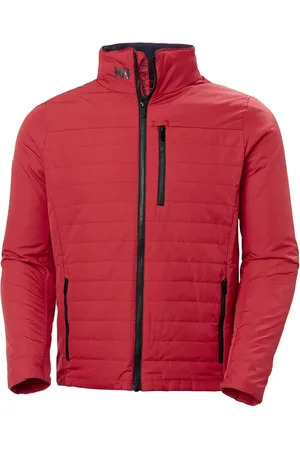 Helly Hansen Jassen, Heren, Rood, M, Katoen, Crew Isolatiejas