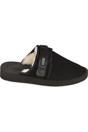 SUICOKE Schoenen, Heren, Zwart, 41 EU, Stijlvolle zwarte platte schoenen voor heren