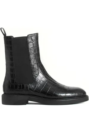Vagabond Schoenen, Dames, Zwart, 36 EU, Leer, Enkellaarsjes met stijl
