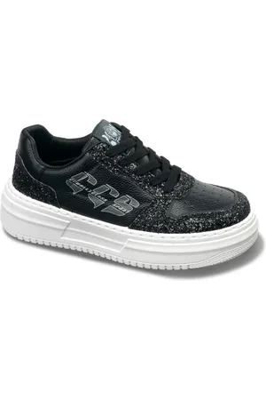 Roberto Cavalli Schoenen, Dames, Zwart, 38 EU, Leer, Glanzende Synthetisch Leren Sneakers