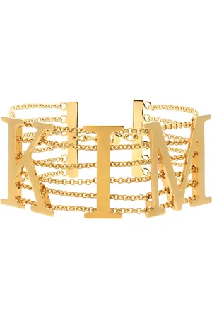 Dolce & Gabbana Accessoires, Dames, Geel, ONE Size, Gouden Ss 23 Women Acries Armband