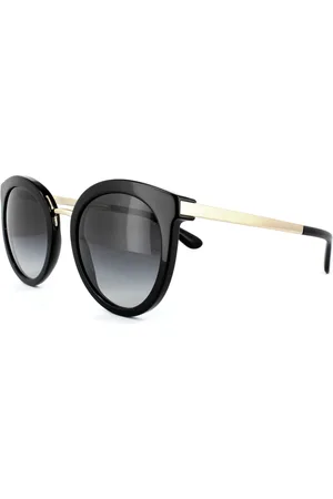 Dolce & Gabbana Accessoires, Heren, Zwart, ONE Size, Heren zonnebril met gouden metallic Astine