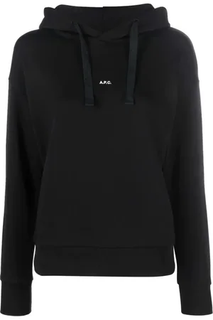 A.P.C. Sweatshirts & Hoodies, Dames, Zwart, S, Christina Noir Hoodie