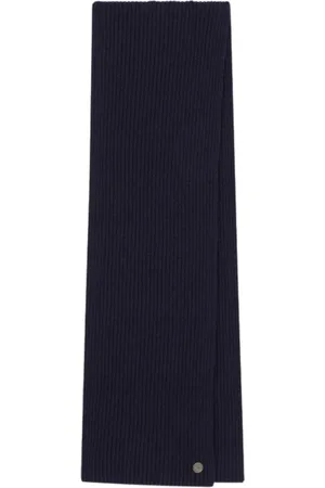 Dolce & Gabbana Accessoires, Heren, Blauw, ONE Size, Winter Sjaal
