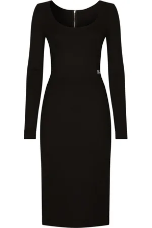 Dolce & Gabbana Kleedjes, Dames, Zwart, 2Xs, Stijlvolle Zomerjurken