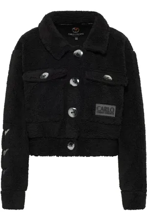 Carlo Colucci Jassen, Dames, Zwart, L, Polyester, Dallavalle Teddy Jack