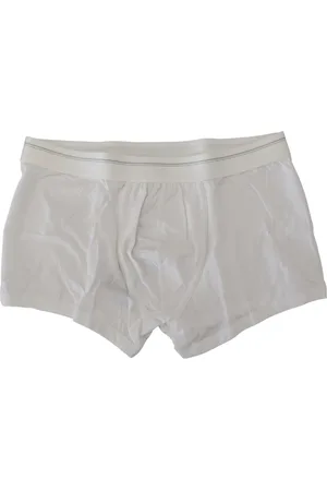 Dolce & Gabbana Ondergoed, Heren, Wit, S, Katoen, Witte Katoenmix Regular Boxershorts