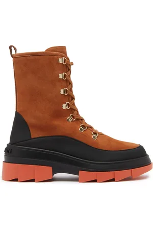 Stuart Weitzman Schoenen, Dames, Bruin, 36 EU, Suède, Urban Cool OHO Bootie