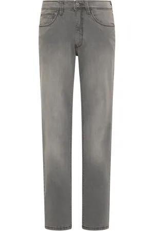 Carlo Colucci Jeans, Heren, Grijs, W34 L34, Katoen, Enrico Dalri Heren Stretch Jeans