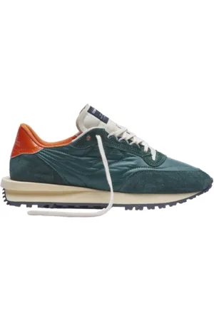 Hidnander Schoenen, Heren, Groen, 41 EU, Leer, Tenkei Man Stijlvol Horloge