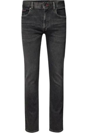 Tommy Hilfiger Jeans, Heren, Grijs, W31, Katoen, Slim Fit Bleecker Jeans