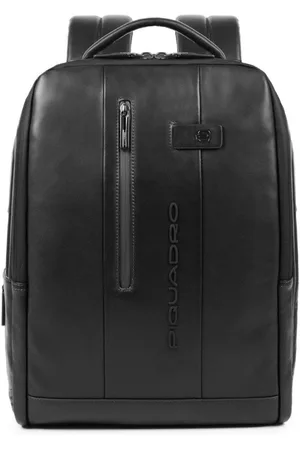 Piquadro Tassen, Heren, Zwart, ONE Size, Polyester, Pc en i Pad® -rugzak met stedelijke anti -deft kabel