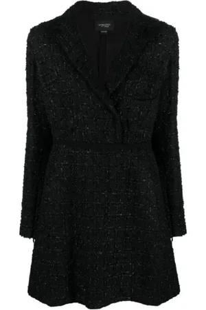 Giambattista Valli Jassen, Dames, Zwart, S, Tweed, Tweed Jurk