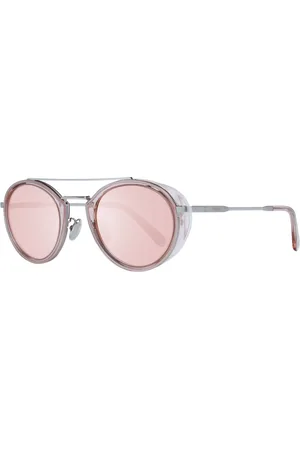 Omega Accessoires, Heren, Roze, ONE Size, Roze Aviator Zonnebril