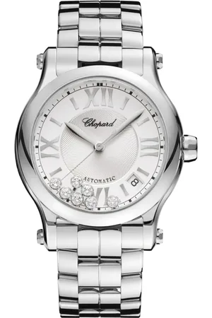 Chopard Accessoires, Dames, Wit, ONE Size, Happy Sport Automatisch Stalen Horloge