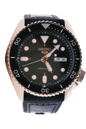 Seiko Accessoires, Heren, Zwart, ONE Size, Sportief Automatisch Horloge