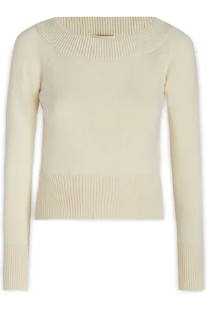 Alexander McQueen Truien, Dames, , M, Ronde hals Gebreide trui