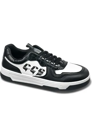 Roberto Cavalli Schoenen, Heren, Zwart, 43 EU, Leer, Heren Sneakers, Stof en Synthetisch Leer