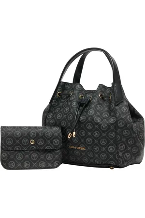 Carlo Colucci Tassen, Dames, Zwart, ONE Size, De Gaetanis Emmer Tas