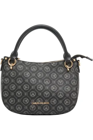 Carlo Colucci Tassen, Dames, Zwart, ONE Size, Hobo Tas De Filippo